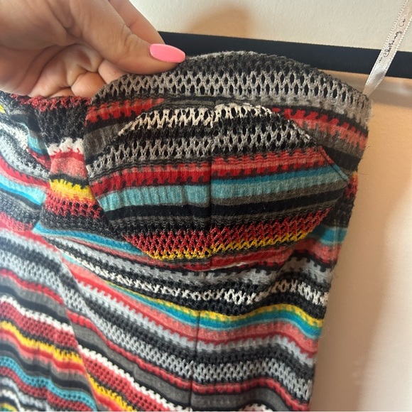 THE CLOTHING CO. Size s, full zipper back, built in bra. Multi coloured dress - Picture 2 of 8